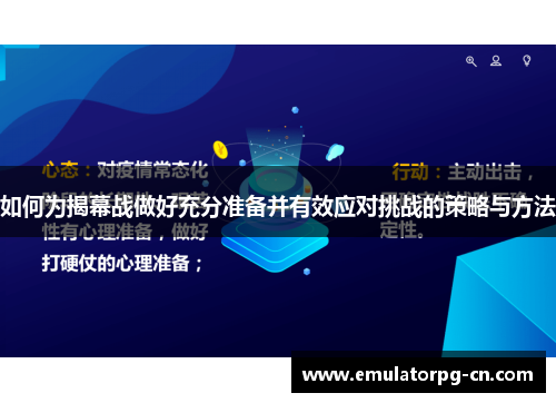 如何为揭幕战做好充分准备并有效应对挑战的策略与方法